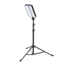 【P5S】サンワサプライ LED投光器（三脚付き・ソーラー充電・防水）(LED-FL3) メーカー在庫品