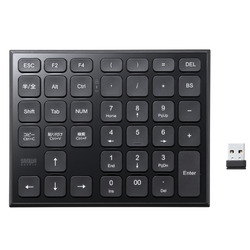 【P5S】サンワサプライ 表計算ワイヤレステンキー(NT-WL27BK) メーカー在庫品