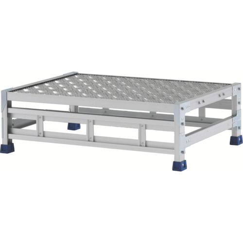 アルインコ 作業台(天板縞板タイプ)1段 1台(CSBC128WS) 取り寄せ商品 38,117円