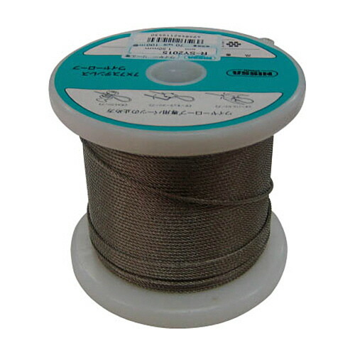 ニッサチェイン ステンレスワイヤーロープ 1.0mm×150m 1巻(TSY-10-150) 取り寄せ商いもの