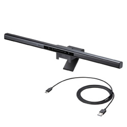 【P5S】サンワサプライ モニターライト（センサーON/OFF機能付き）(LED-CLP5UBK) メーカー在庫品