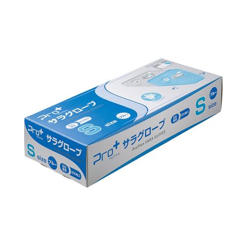 宇都宮製作 Pro+サラグローブ ブルー S 200枚×20箱入(TPE0200TE-BB-S) 取り寄せ商品