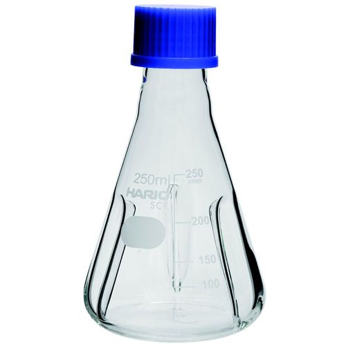 HARIO バッフル付き添い人ねじ口三角瓶 250mL BNSF-250-SCI(67-8100-91) 取り寄せ商いもの