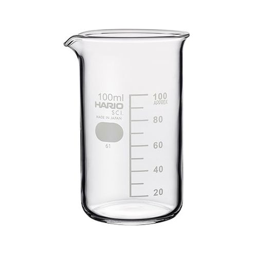 HARIO トールビーカー 100mL 60個入 TB-100 SCI(1-7116-22) 取り寄せ商品