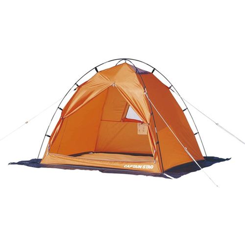 CAPTAIN　STAG ワカサギテント160<2人用>オレンジ M3109(64-9354-32) 取り寄せ商品