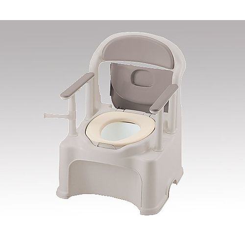 リッチェル ポータブルトイレ （きらく） （やわらか便座/580×568×768～868mm） PY2型 (1台)(8-4348-02) 目安在庫\u003d△