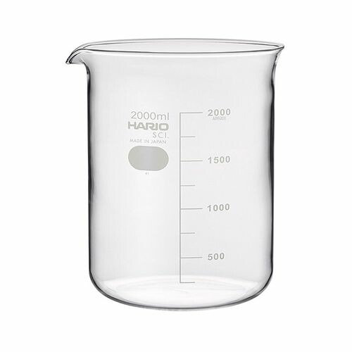 HARIO ビーカー（目安目盛付き）　2000mL (1個)(B-2L) 取り寄せ商品