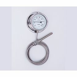 佐藤称量器製造所 隔測式気温計(壁掛式) 0～150℃ (1台)(LB-100S) 取り寄せ商いもの 研究・実験用品-花・ガーデン・DIY-その他