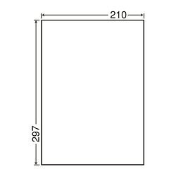 東洋印刷 ワールドプライスラベル A4 1面 500シート WP00101 取り寄せ商品