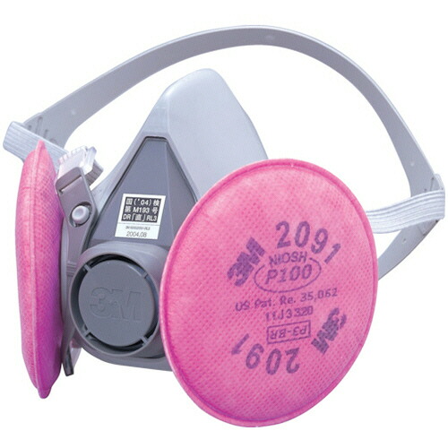 ３Ｍ 取替え式防じんマスク ラージ(L) 1個(6000/2091-RL3L) 取り寄せ商品