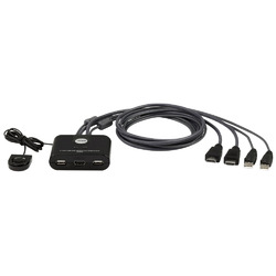 ＡＴＥＮ CS22HF 2界面USB HDMI有線テレビKVM取り替えっこ(FHD相応う) 取り寄せ商いもの