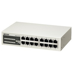 バッファロー 10/100M 16ポート スイッチングHub 電源内蔵モデル LSW3-TX-16NSR 目安在庫\u003d○