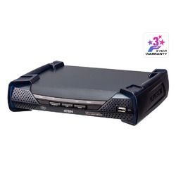 ＡＴＥＮ DVI-Iデュアル見せびらかす IP-KVM受信システム(デュアルワット数/ローカルエリアネットワーク相応う)(KE6940AR) 取り寄せ商いもの