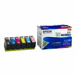 エプソン EPSON KAM-6CL-M インクカートリッジ カメ(ブラックのみ増量6色パック) 目安在庫\u003d△