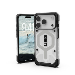 Ｕｒｂａｎ Ａｒｍｏｒ Ｇｅａｒ iPhone 17 Pro用 MagSafe相応う PATHFINDER CLEAR(内燃機関/しろがね色)(UAG-IPH25MA-MS-I/S) 取り寄せ商いもの