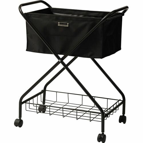 東谷 フォールディング バスケットワゴン ブラック(MIP-83BK) メーカー在庫品