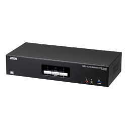 ＡＴＥＮ 2ポート USB3.0 4K DisplayPort デュアルディスプレイシームレスKVMP(CS1942ATC) 取り寄せ商品