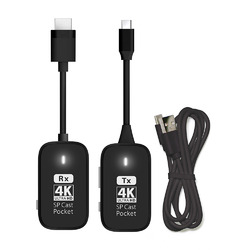 プリンストン 4K対応ワイヤレスプレゼンテーション USB-C to HDMI(SPCASTPOCKET-C1-4KR1) 目安在庫\u003d○