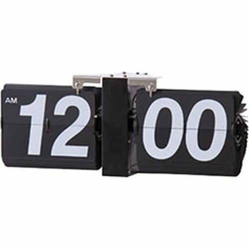 東谷 フリップクロック ブラック(CLK-118BK) メーカー在庫品