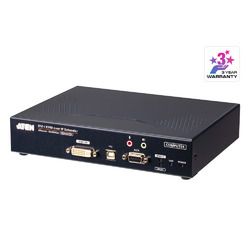ＡＴＥＮ DVI-I シングルディスプレイIP-KVMトランスミッター(デュアル電源)(KE6900AT) 取り寄せ商品