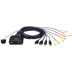 ＡＴＥＮ CS22H 2界面USB HDMI有線テレビKVM取り替えっこ(4K相応う) 取り寄せ商いもの