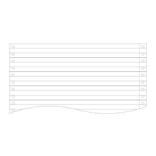 トッパンエッジ スリーラインフォーム 15×11インチ 1P 古紙再生紙 1箱(2000セット)(4994389315700 x1) 取り寄せ商品