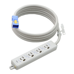 明工社 抜止OAタップ 4コ口5m ハーネスプラグ(MR7904NT5) 取り寄せ商品