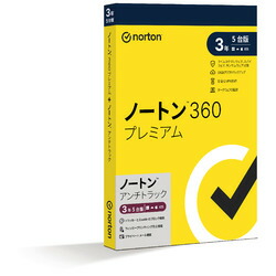 ノートンライフロック Norton ノートン 360 プレミアム/アンチトラック 3年5台版(対応OS:その他)(21449725) 目安在庫\u003d○