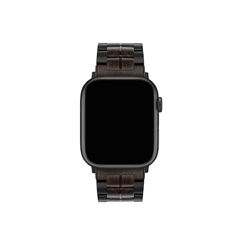 VOWOOD ボーウッド 天然木バンド for Apple Watch アップルウォッチ 41/40/38mm 黒(VW74034AWCP) 仕入先在庫品