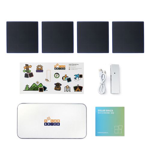 SolarBrick ソーラー申し受ける器 4枚 書き割り 米国海軍(SB-4PNV) 仕入先店卸し資産品