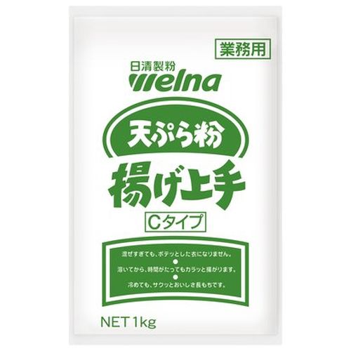 日清製粉ウェルナ 業務用 天ぷら粉 揚げ上手 Ｃ １ｋｇ ×10個セット(4902110334692 x10) 取り寄せ商品