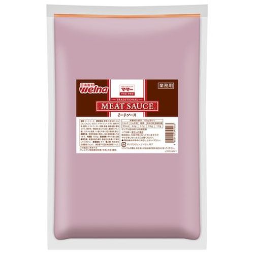 日清製粉ウェルナ 業務用 ママー トラディショナルミートソース１ｋｇ &times;12個セット(4902110395563 x12) 取り寄せ商品｜ナノズ　店