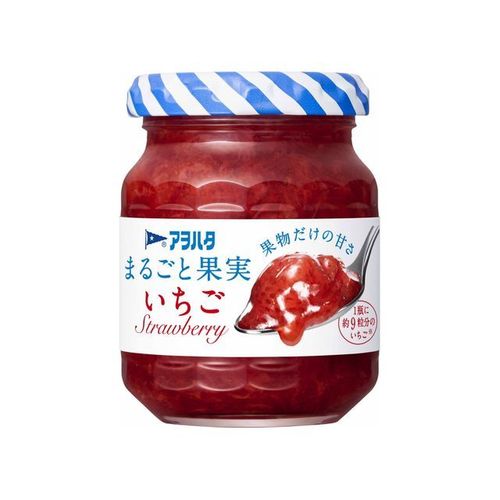 アヲハタ アヲハタ まるごと果実いちご １２５ｇ（24個）(0000045185809 ×24) 取り寄せ商品