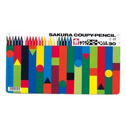 桜クレパス SAKURA COLOR PRODUCTS クーピーペンシル３０色 5個(4901881182945 ×5) 取り寄せ商いもの