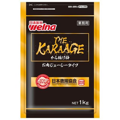 日清製粉ウェルナ 業務用 ザ・カラアゲから揚げ粉１ｋｇ ×10個セット(4902110337594 x10) 取り寄せ商品