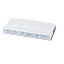 パナソニック Panasonic NR3166　情報モジュラジャック(CAT5E)(露出型6コ口) 取り寄せ商品