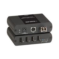 ブラックボックス・網状組織客あしらい USB2.0ファイバ・エクステンダ4P MM 500M 集積回路404A-R2 取り寄せ商いもの