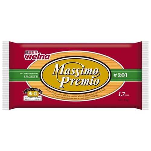 日清製粉ウェルナ 業務用 ママー マッシモプレミオ１．７ｍｍ １ｋｇ ×15個セット(4902110364729 x15) 取り寄せ商品