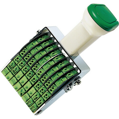 コクヨ KOKUYO 回転印 欧文数字 2号8連 明朝体 1セット(6個)(4901480470634 x6) 取り寄せ商品