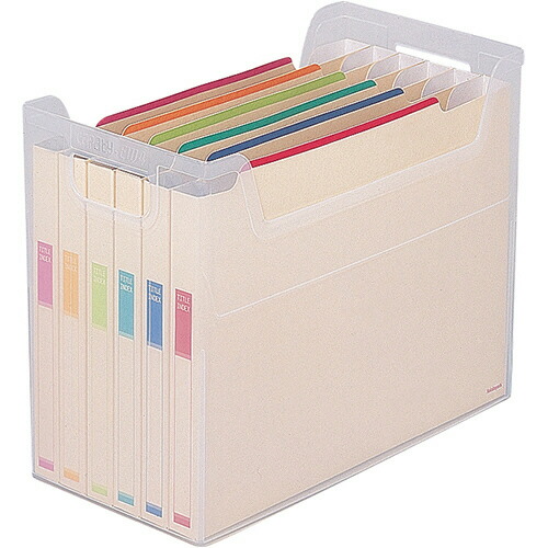 ナカバヤシ NAKABAYASHI なげこみBOX(6分類) A4ヨコ ペーパーファイル6冊付 1セット(10個)(4902205560593 x10) 取り寄せ商品