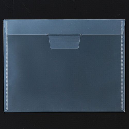 TPS フタ付クリアホルダー(ロック機能付) A4ヨコ 1セット(100枚:10枚×10パック)(4589585761118 x10) 取り寄せ商品