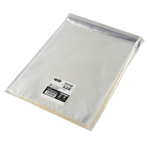 TPS OPP袋 フタ・テープ付 A4用 225×310+40mm 1セット(5000枚:500枚×10パック)(4571347169218 x10) 取り寄せ商品