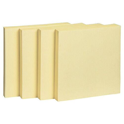 TPS ふせん 75×75mm イエロー 1セット(50冊:10冊×5パック)(4589585751546 x5) 取り寄せ商品