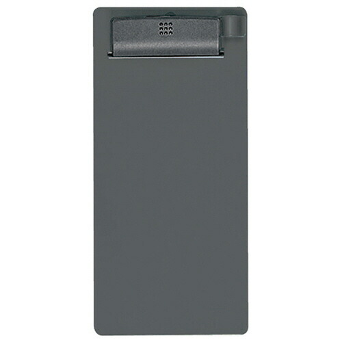 コクヨ KOKUYO クリップボードE 別寸タテ(100×212mm) ダークグレー 1セット(10枚)(4901480063942 x10) 取り寄せ商品