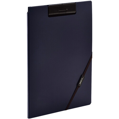 リヒトラブ ＬＩＨＩＴ　ＬＡＢ． SMART FIT クリップファイル A4 ネイビー 1セット(10枚)(4903419111670 x10) 取り寄せ商品