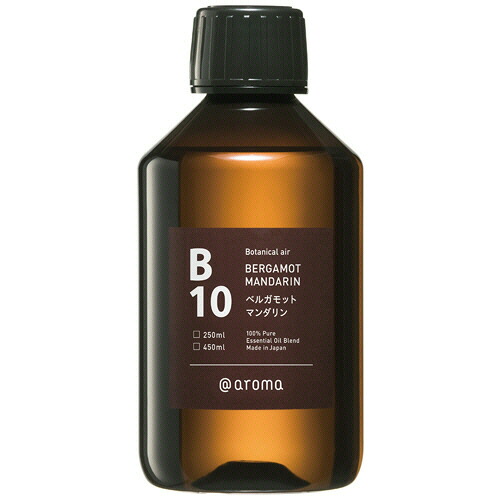 アットアロマ Botanical air B10 ベルガモットマンダリン 450ml 1セット(2個)(4528678020213 x2) 取り寄せ商品|ナノズ 店