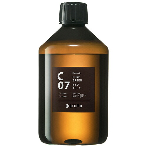 アットアロマ Clean air C07 ピュアグリーン 450ml 1セット(2個)(4528678021074 x2) 取り寄せ商品|ナノズ 店