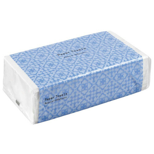 TPS ペーパータオル(レギュラー) 200枚/パック 1セット(175パック)(4589585762719 x175) 取り寄せ商品