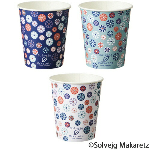 TPS 紙コップ Mosaic Floral 150mL(5オンス) 1セット(2400個:80個×30パック)(4901627048870 x30) 取り寄せ商品