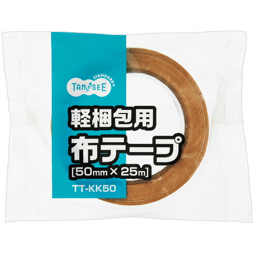 TPS 軽梱包用布テープ 50mm×25m 厚み約0.18mm 1セット(150巻)(4589585768001 x150) 取り寄せ商品 18,424円